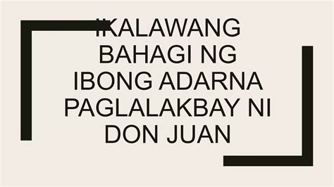 ikalawang bahagi ng ibong adarna